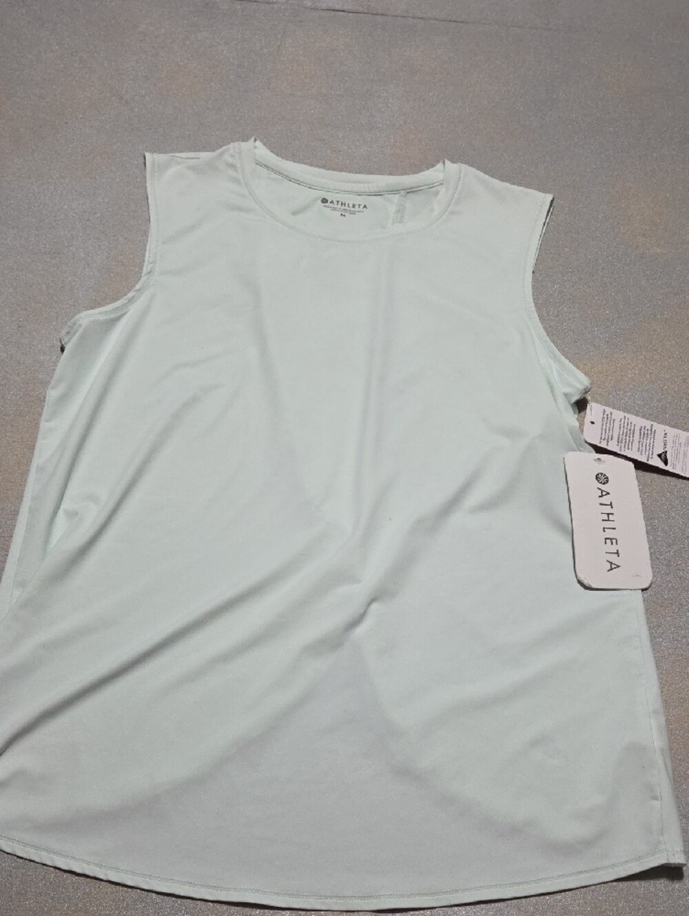Athleta Pale Mint Double-Layer Crossover Back Tank - Picture 8 of 8